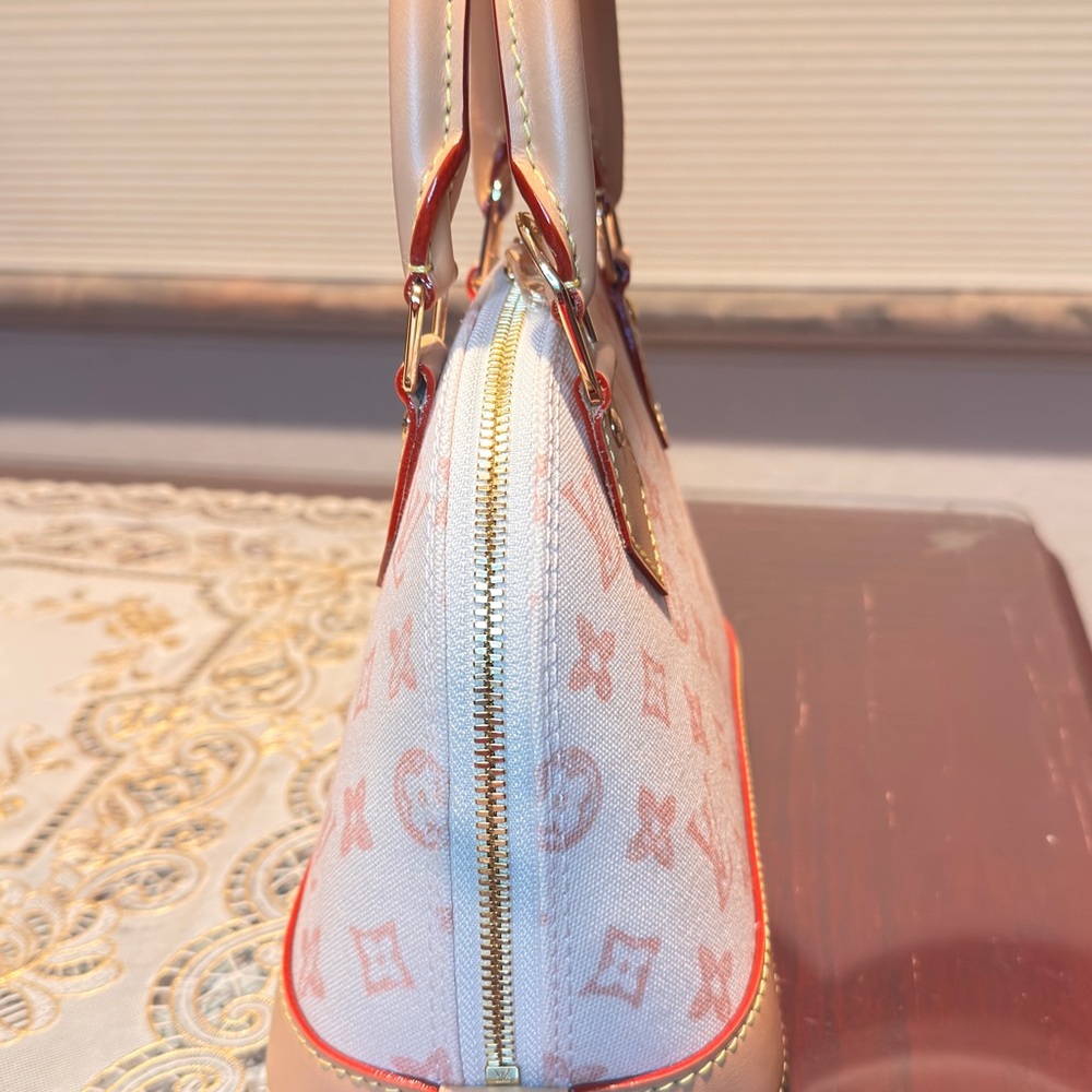 NIB Louis Vuitton Linen Alma BB 130 year Anniversary Monogram Handbag! - Picture 3 of 10